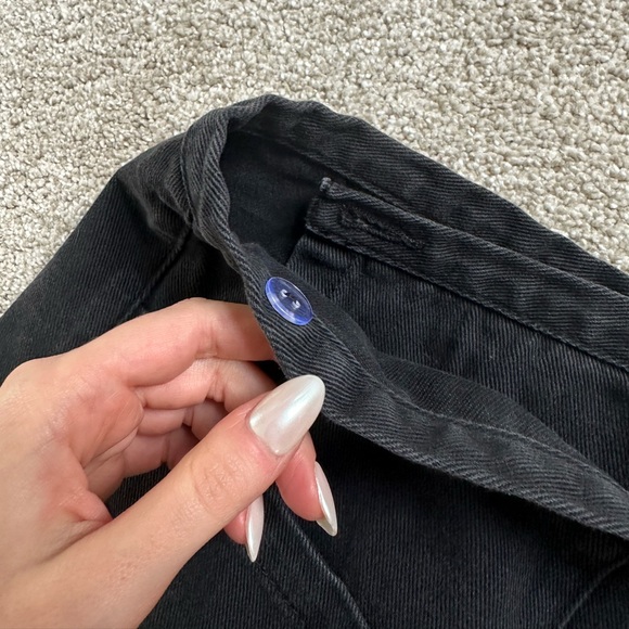 Pacsun Black Wrap Denim Skirt - Picture 3 of 4